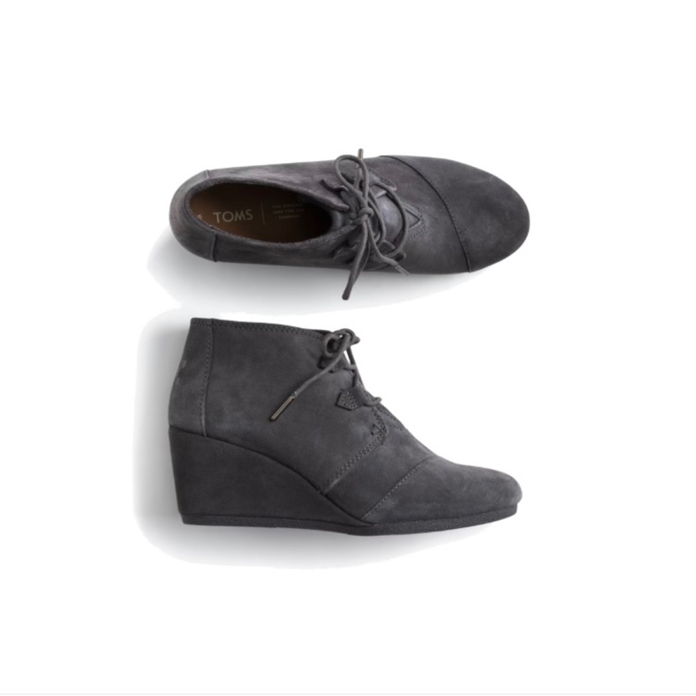 Tom’s Kala suede wedge bootie